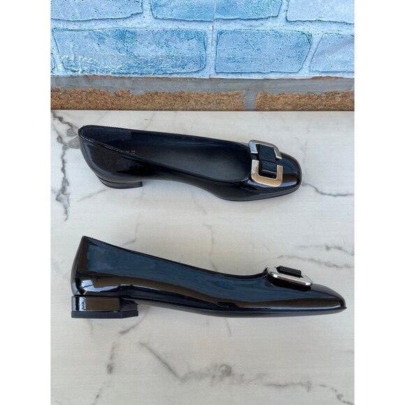 Stuart Weitzman buckled patent leather shoes size 8 - Picture 4 of 12